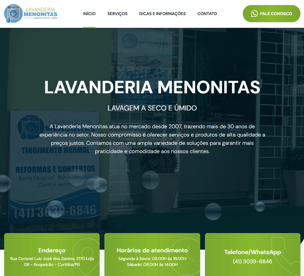 client Lavanderia Menonitas